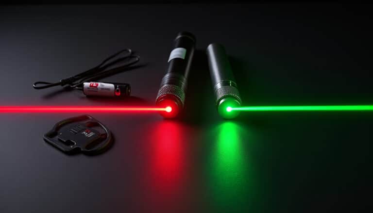 découvrez les différences entre laser rouge et laser vert en termes de visibilité, autonomie et prix pour choisir l'option adaptée à vos besoins.
